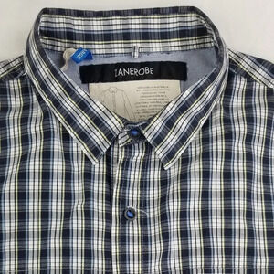 Zanerobe Logo Tags Shoulder Straps Check XXL Shirt